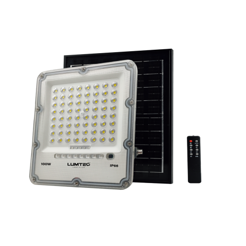 Projecteur 100W avec énergie solaire LUMTEC
