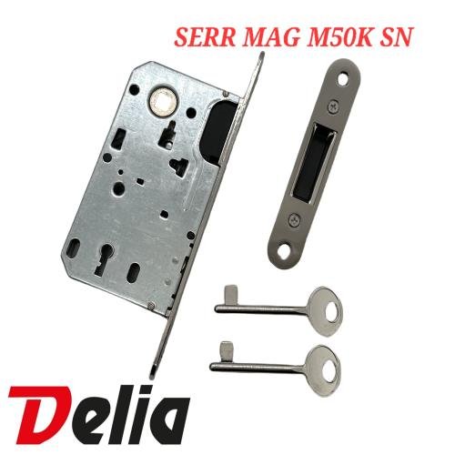 Serrure magnetique noir M50 PT DELIA