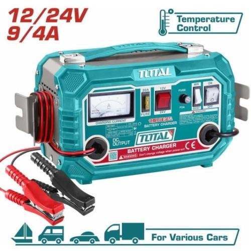 Chargeur batterie 12/24V TOTAL